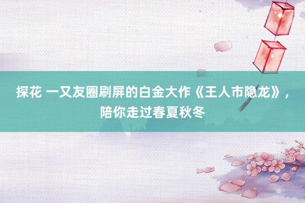 探花 一又友圈刷屏的白金大作《王人市隐龙》,陪你走过春夏秋冬