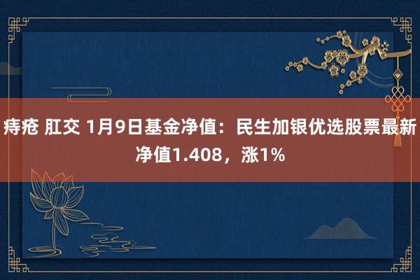 痔疮 肛交 1月9日基金净值:民生加银优选股票最新净值1.408,涨1%